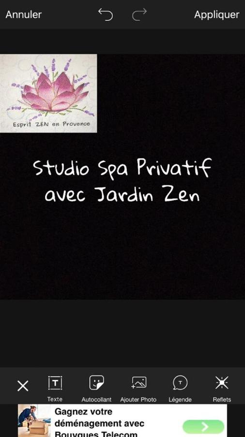Esprit Zen En Provence Studio Spa Privatif Cheval-Blanc Екстер'єр фото
